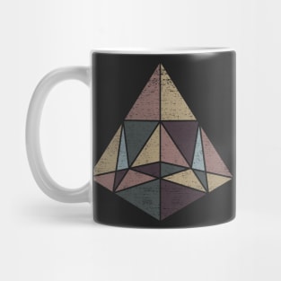 Abstract Geometry with Earth Tones Mug